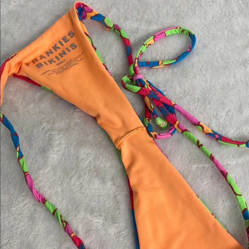 Frankie’s Bikini Divine Tie Side Kimpy Swimming Set Size S/M